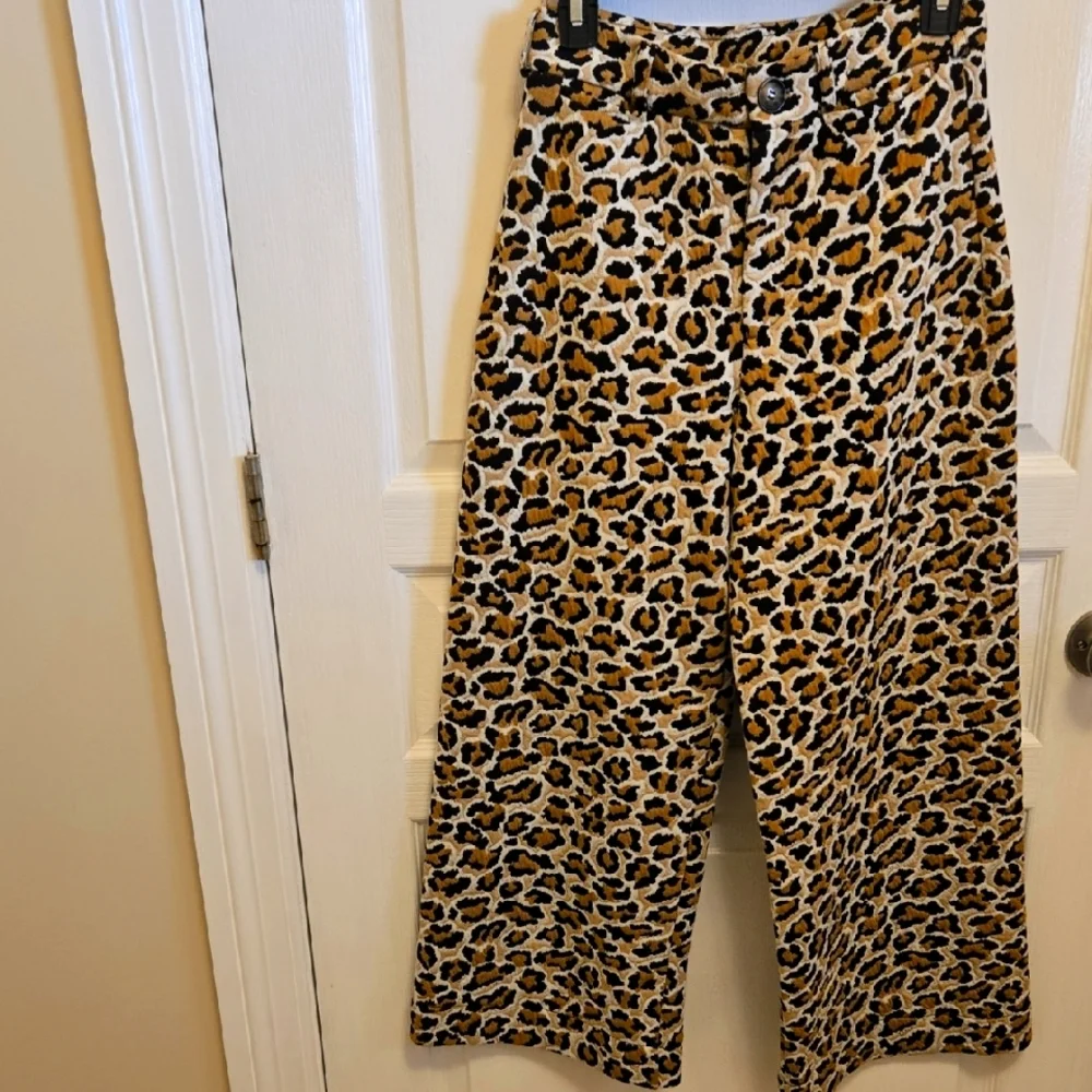 Maeve Black and Gold Patterned Boot Cut Pants - Picture 5 of 11